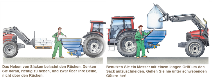 Handling S&auml;cke und Big Bags
