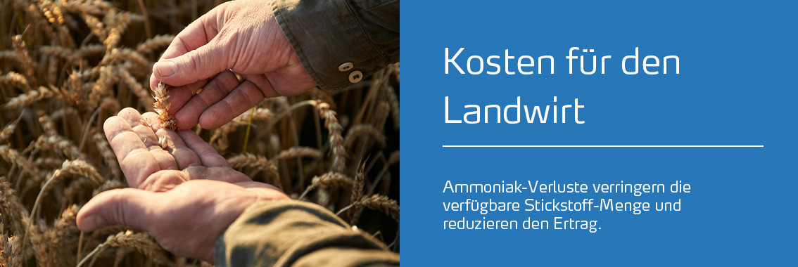 Ammoniak-Emissionen Kosten Landwirt